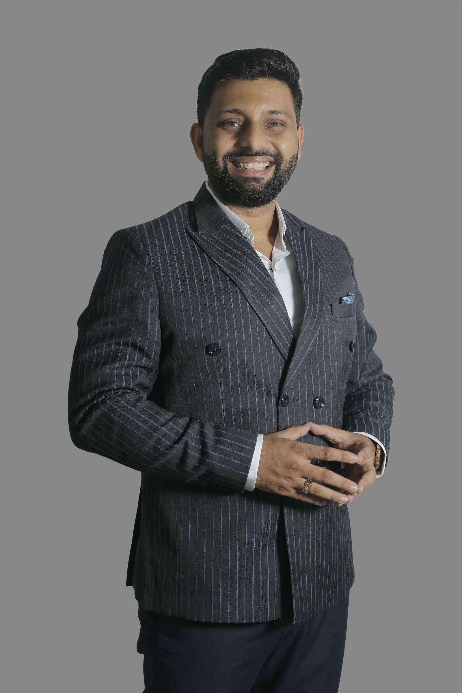 Jay Pardasani speaking at a Joy Kids Care event