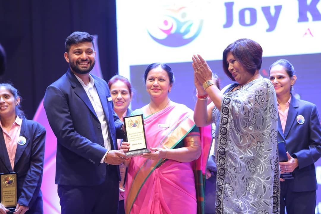 Joy Kids Care award presentation